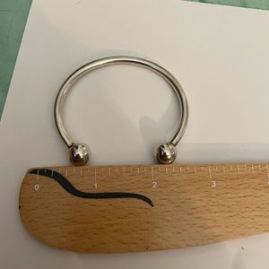 Tiffany & Co. silver hardwear wire ball bracelet